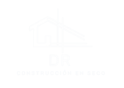 DR Construcciones en steel logo